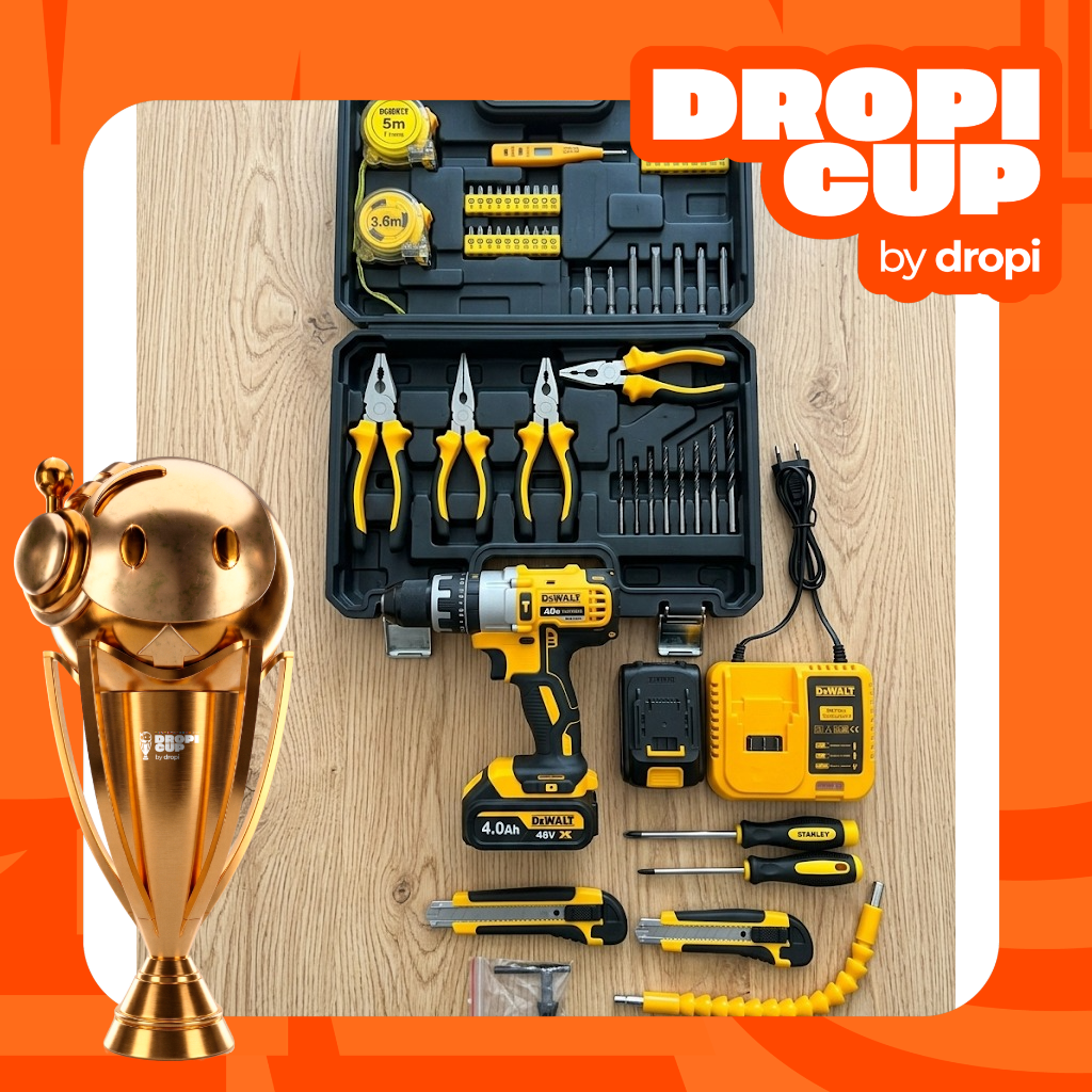 kit de herramientas dewalt eco DROPI CUP